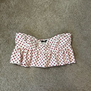 Zara Polka Dot Top